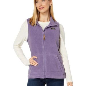 LLBean Mountain Classic Fleece Vest Muted Purple